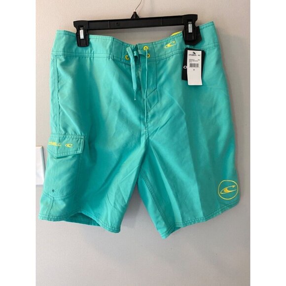 O'Neill Santa Cruz Solid 2.0 19 Boardshorts Size 32 in aqua - Picture 4 of 7